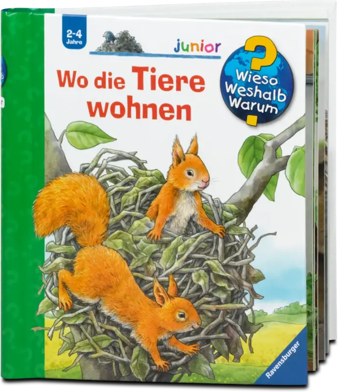Ravensburger Kindersachbuch Wieso? Weshalb? Warum? Nr. 46 Wo die Tiere wohnen