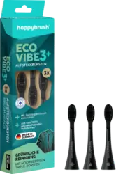 happybrush Aufsteckb&uuml;rsten Eco Vibe 3+ schwarz