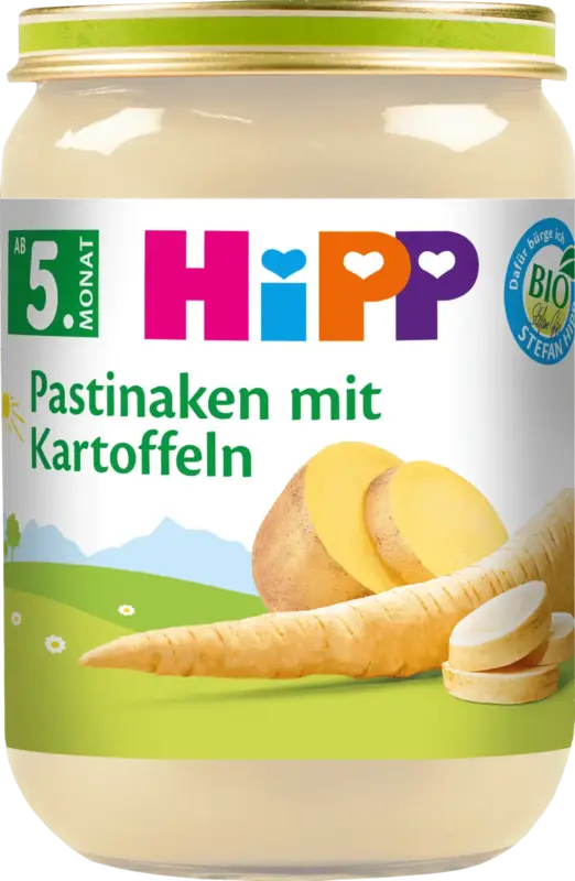 HiPP Gem&uuml;se Pastinaken mit Kartoffeln ab dem 5.Monat