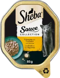 Sheba Nassfutter Katze Sauce Collection Frikassee mit Truthahn