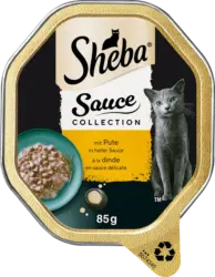 Sheba Nassfutter Katze Sauce Collection mit Pute