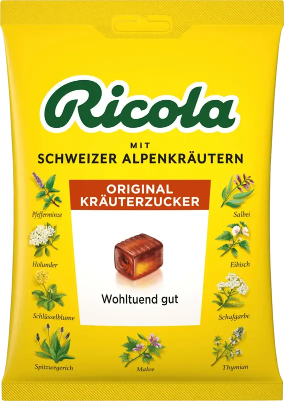 Ricola Bonbons Schweizer Alpenkr&auml;uter Original Kr&auml;uterzucker