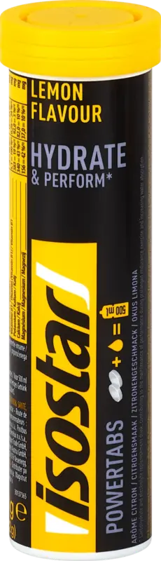 isostar Brausetabletten Fast Hydration Powertabs Lemon