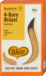 Werz Paniermehl Bio 4-Korn-Br&ouml;sel glutenfrei