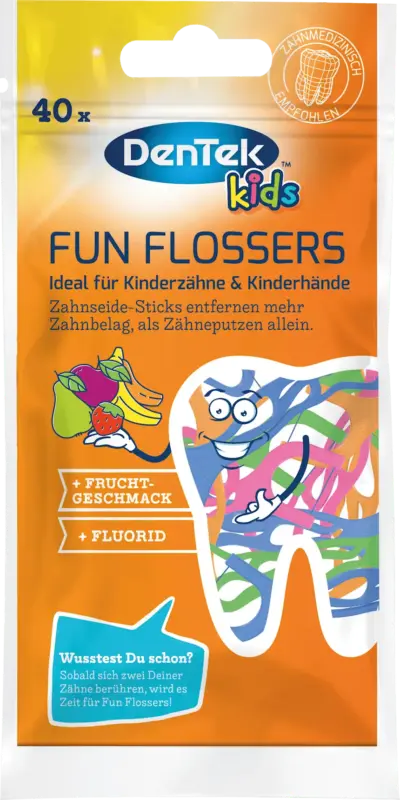 DenTek Zahnseidesticks Fun Flossers Kids
