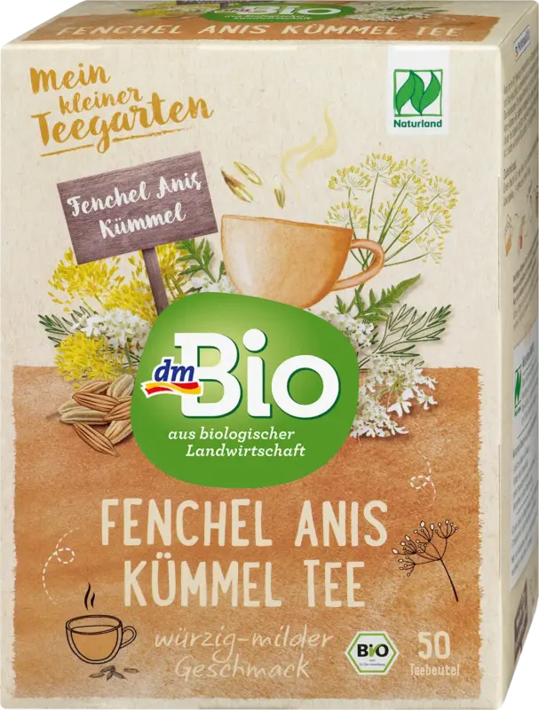 dmBio Kr&auml;uterteemischung Fenchel-Anis-K&uuml;mmel