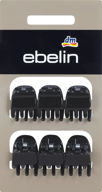 ebelin Haarklammern Mini schwarz