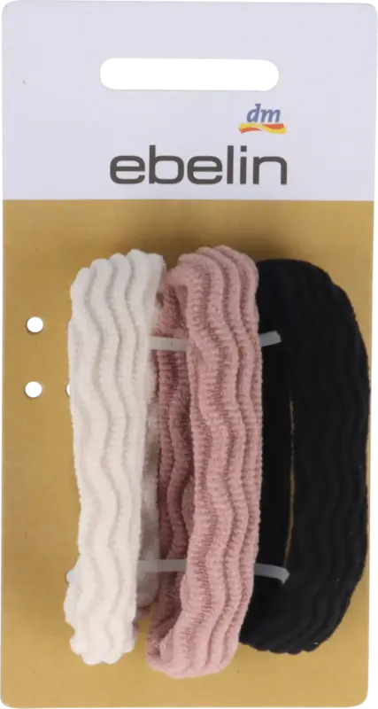 ebelin Haargummi-Set gerippt