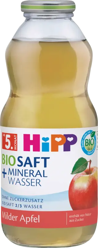 HiPP Saft & Mineralwasser Milder Apfel still