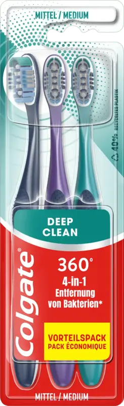 Colgate Zahnb&uuml;rste 360&deg; mittel sortiert