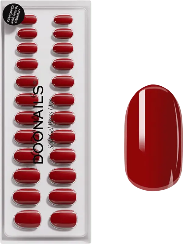 Doonails K&uuml;nstliche N&auml;gel Press Ons Medium Round Mon Cheri