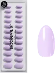 Doonails K&uuml;nstliche N&auml;gel Press Ons Short Almond Lavender Mist