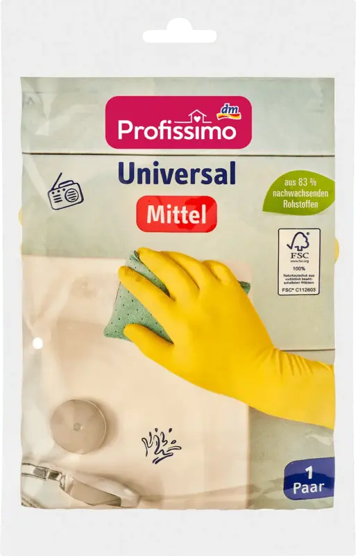 Profissimo Haushaltshandschuhe Universal Mittel (1 Paar)