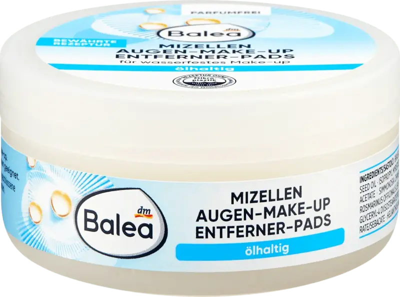 Balea Softe Augen-Make-up Entferner Pads &ouml;lhaltig
