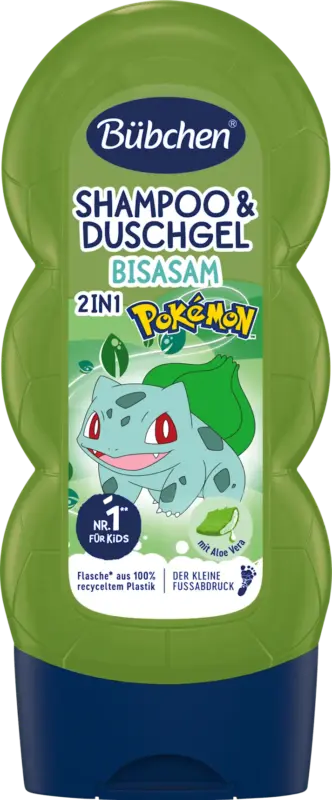 B&uuml;bchen Kinder Duschgel & Shampoo 2in1 Pokemon Bisasam