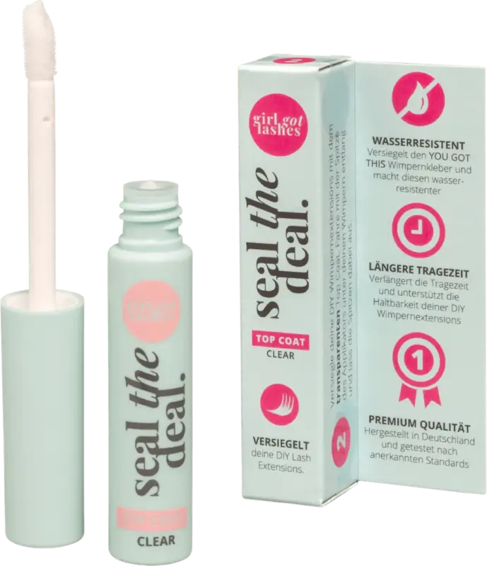 GirlGotLashes K&uuml;nstliche Wimpern Top Coat Seal The Deal Clear
