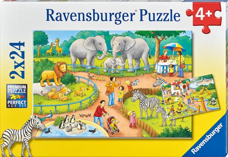 Ravensburger Puzzle Ein Tag im Zoo