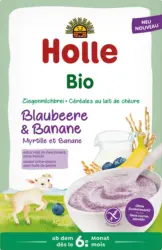 Holle Milchbrei Ziege Bio Blauebeere und Banane ab 6 Monaten