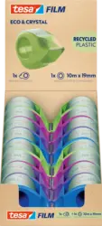 tesa Klebeband Film Eco & Crystal Mini Abroller sortiert