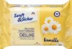 dm drogerie markt Sanft&Sicher Feuchtes Toilettenpapier Deluxe Kamille