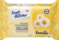 Sanft&Sicher Feuchtes Toilettenpapier Deluxe Kamille