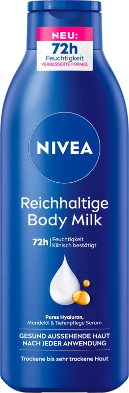 NIVEA K&ouml;rpermilch 72h Feuchtigkeit