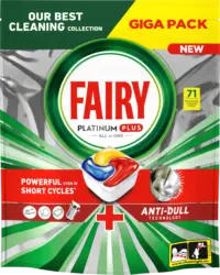 FAIRY Geschirrsp&uuml;l-Tabs All in One Platinum Plus Zitrone Giga Pack