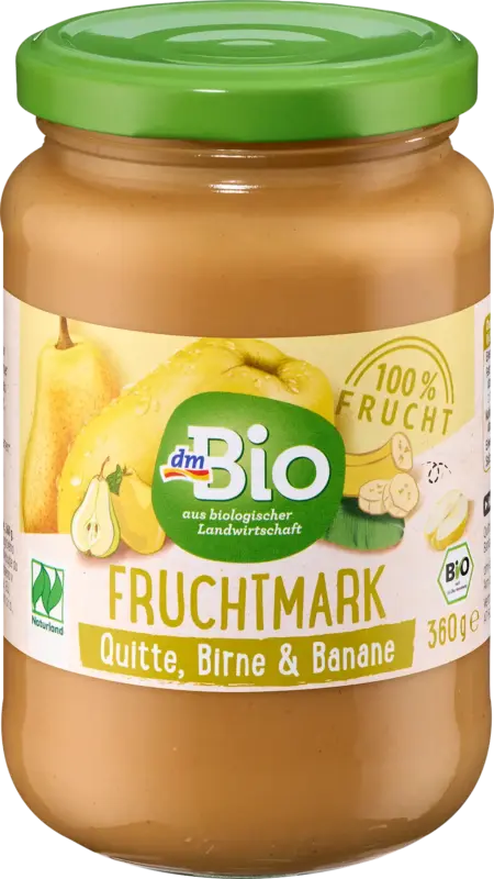 dmBio Fruchtmark Quitte-Birne mit Banane