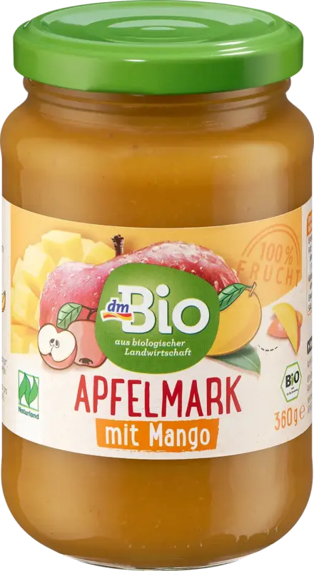 dmBio Fruchtmark Apfel mit Mango