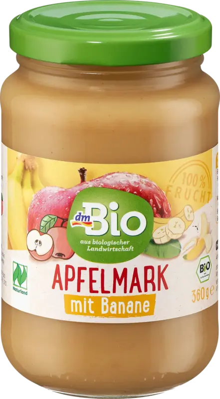 dmBio Fruchtmark Apfel mit Banane