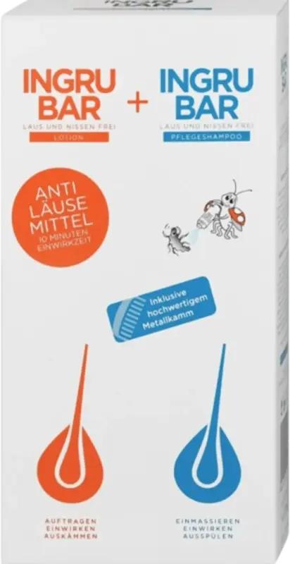 INGRUBAR Laus & Nissen frei Anti-L&auml;usemittel Kombi-Packung