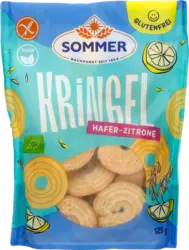 SOMMER Kekse Hafer-Zitronen Kringel glutenfrei