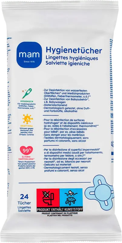 mam Hygienet&uuml;cher f&uuml;r Babyzubeh&ouml;r