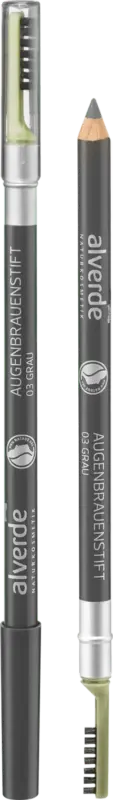 alverde NATURKOSMETIK Augenbrauenstift 03 Grau
