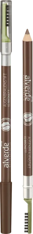 alverde NATURKOSMETIK Augenbrauenstift 02 Br&uuml;nett