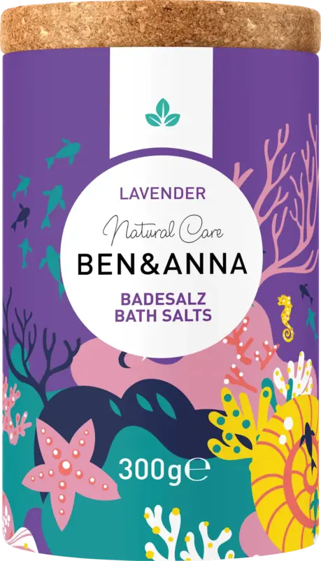 BEN&ANNA Badesalz Lavender