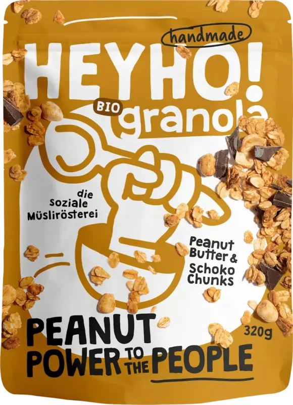 HEYHO! Knusperm&uuml;sli Bio-Granola Peanut Power