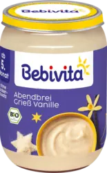 Bebivita Abendbrei Grie&szlig; Vanille ab dem 5. Monat