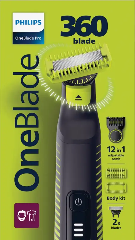 Philips Elektrischer Rasierer OneBlade Pro 360