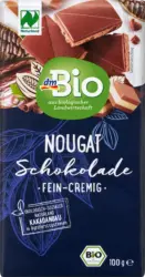 dmBio Schokolade Nougat fein-cremig