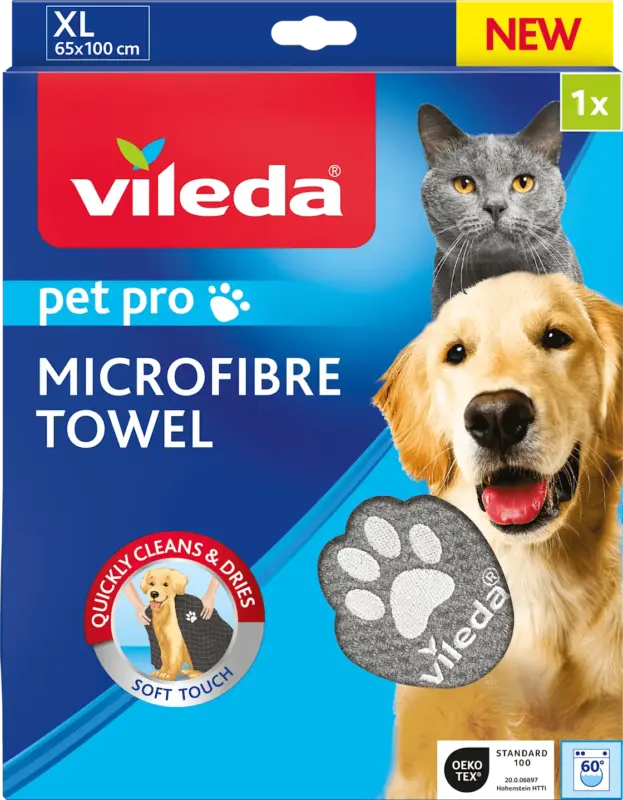 Vileda Handtuch Pet Pro Gr. XL