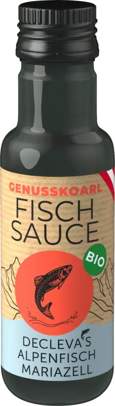 GENUSSKOARL Gew&uuml;rzso&szlig;e Bio Fischso&szlig;e Decleva's Alpenfisch Mariazell
