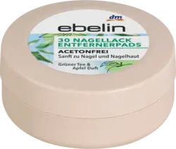 ebelin Nagellackentfernerpads Gr&uuml;ner Tee