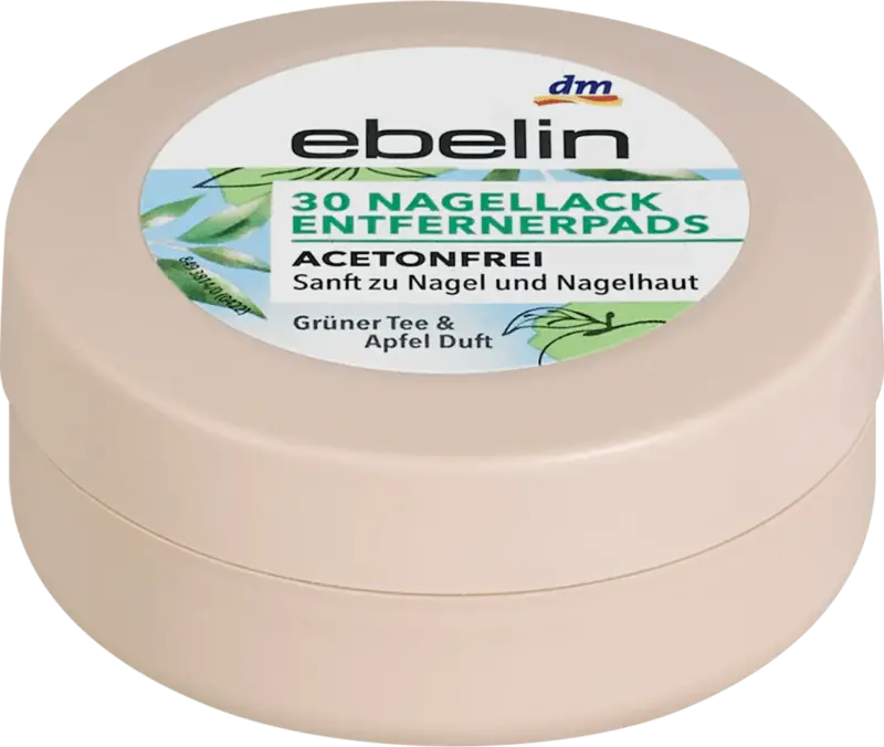 ebelin Nagellackentfernerpads Gr&uuml;ner Tee