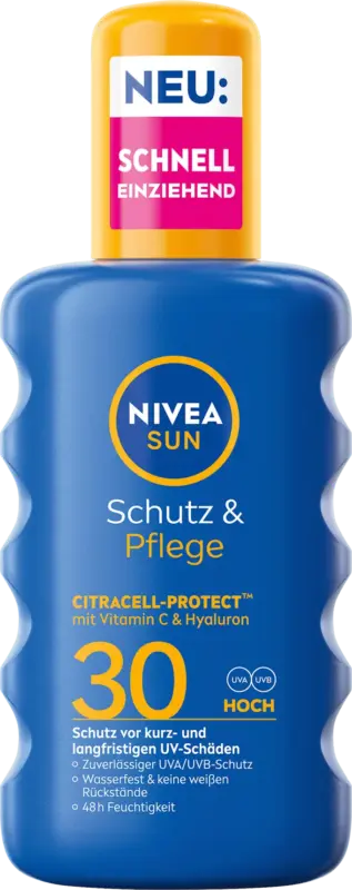 NIVEA SUN Sonnenspray Schutz und Pflege LSF 30