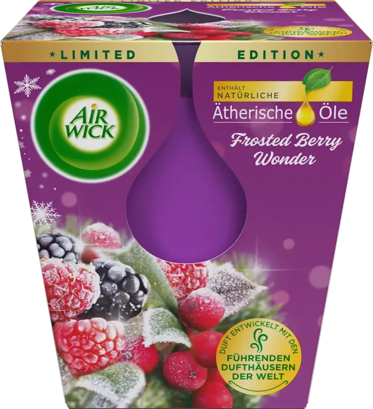 AirWick Duftkerze im Glas Frosted Berry Wonder