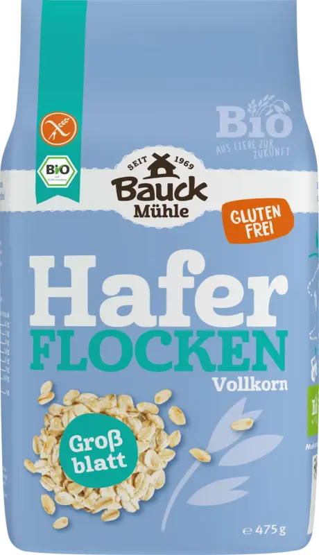Bauck M&uuml;hle Haferflocken Gro&szlig;blatt glutenfrei
