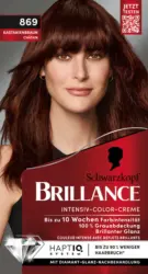 Schwarzkopf Brillance Intensivt&ouml;nung 869 Kastanienbraun
