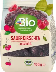 dmBio Trockenfr&uuml;chte Sauerkirschen entsteint