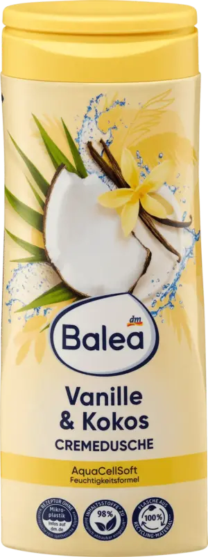 Balea Cremedusche Vanille & Kokos